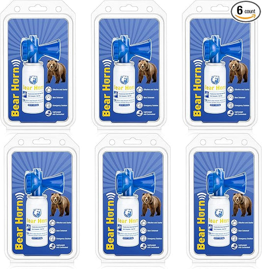 1.4oz Bear Horn Self Defense, Loud Air Horn for Wild Animals, 120dB Heard up to 1/2 Mile Away, Ideal for Hiking