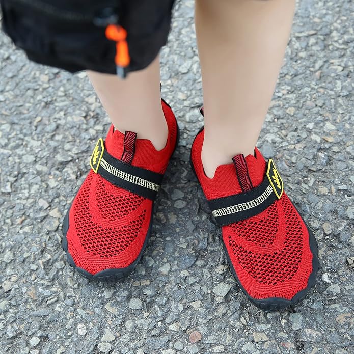 UBFEN Water Shoes for Kids Boys Girls Aqua Socks Barefoot Beach Sports Swim Pool Quick Dry Lightweight Toddler Little Big Kid