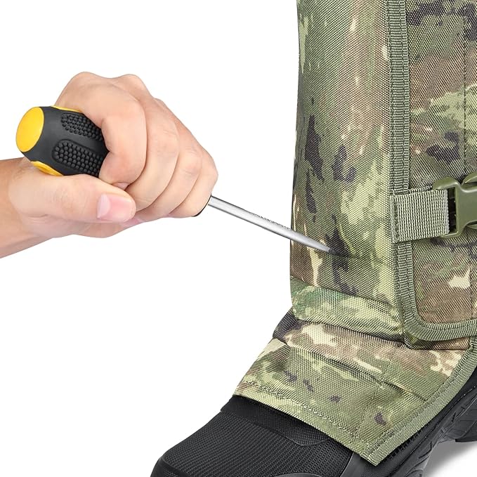 Snake Gaiters Snake Guard Chaps, Waterproof Snake Guards Bite Protection for Lower Legs, Snake Proof Gaiters Fit for Men