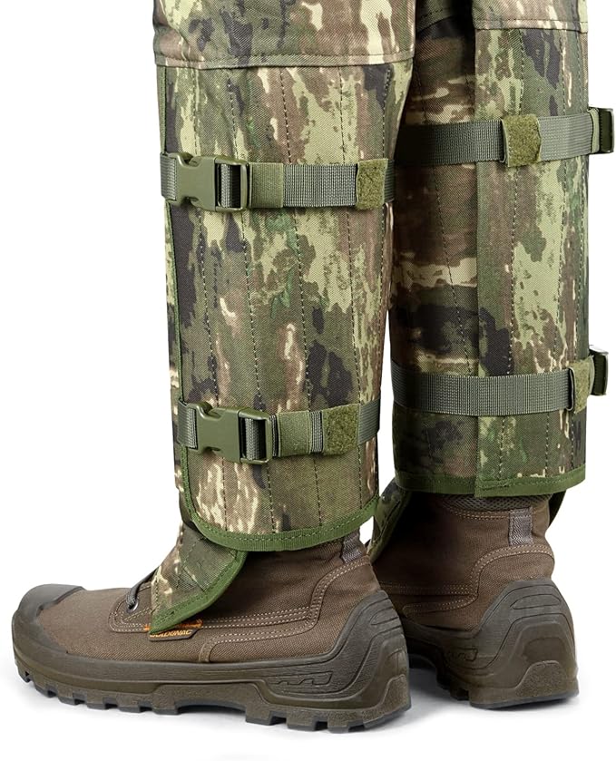 QOGIR Snake Guard Protection Chaps: Snake Bite Protection for Ankle to Thigh Snake Chaps, Waterproof Snake Gaiters