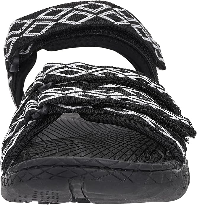 WHITIN Women’s Hiking Sandals with Arch Support | Adjustable Hook and Loop Straps | Durable Sport Sandals for Outdoor Adventure