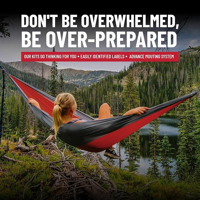 Surviveware 119 Pcs Comprehensive Premium Survival First Aid Kit - Medical Emergency Kit for Travel Camping Gear, Home Essentials & Outdoor Emergencies - HSA & FSA Eligible Survival Kit