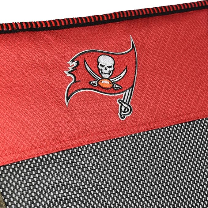 Kijaro Sports Fan Folding Chair, 26" L x 35.5" W x 37" H, Tampa Bay Buccaneers