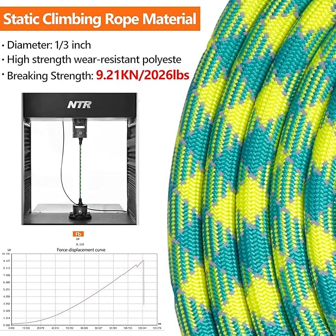 NTR Long Dog Leash,15FT Rope Leash for Dog Training with Swivel Lockable Hook,Reflective Threads and Comfortable Handle,Dog Lead for Walking,Hunting,Camping for Medium and Large Dog, Teal/Yellow