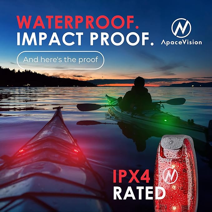 LED Safety Light (2 Pack) - Clip On Strobe/Running Lights for Runners, Dog, Bike, Walking, Boat, Kayak, Stroller and More - High Visibility Accessories for Your Reflective Gear, Bicycle