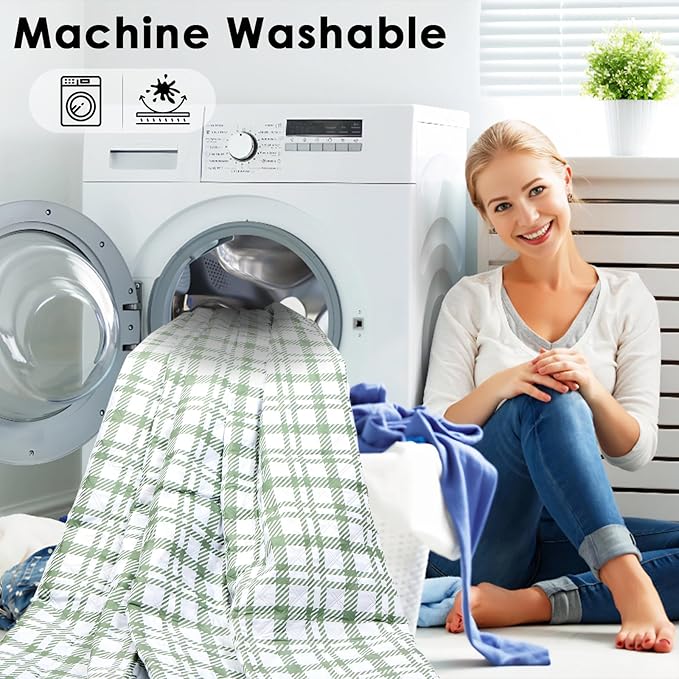 Picnic Blanket 80''x80'' Extra Large Outdoor Blanket, Waterproof, Sandproof, Machine Washable, Tear Resistant, Foldable Picnic Mat for Camping, Grass, Park, Travel, Beach – Green