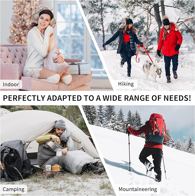 Naturehike Ultralight Down Sleeping Bag, 650FP Backpacking Sleeping Bag for Adults, 42℉ Waterproof Sleeping Bags for Camping, Hiking, Traveling with Compression Sack