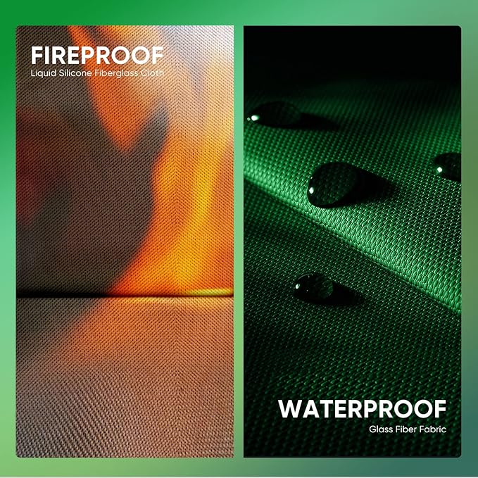 OVONIC Lipo Safe Bag Fireproof Explosionproof Bag, Large Capacity for Lipo Battery Charge & Storage