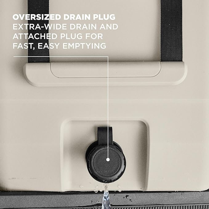 Coleman Pro Heavy-Duty, Desert Sand, 45qt Ultra-Light Premium Hard Cooler, Extra-Thick Insulation Keeps Ice up to 4 Days, 74-Can Capacity