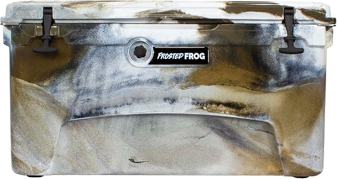 75 Camo Quart Ice Chest Heavy Duty High Performance Roto-Molded Commercial Grade Insulated Cooler