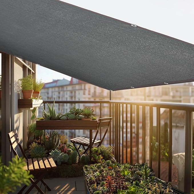 winemana 90% Shade Cloth, Dog Kennel Shade Cover, 3.3 x 6.6 FT Sturdy Durable Sunblock Shade Mesh Tarp with Grommets for Patio Plants Greenhouse Chicken Coop Porch