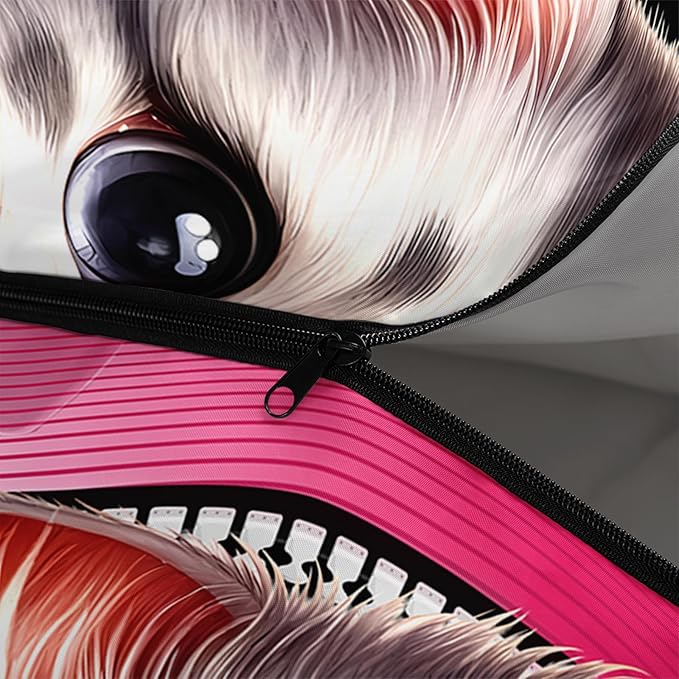 AILONEN Pink Lovely Rabbit Sleeping Bag for Girls Kids Adults,Warm and Cool Weather,Lightweight,Waterproof Backpacking,Cartoon Flowers Printed Bunny Sleeping Bag for Camping