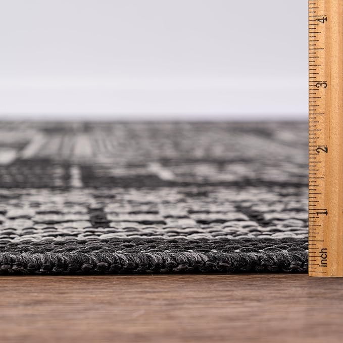 Keen Home Design Terrace Outdoor Area Rug - 12x15 Washable Indoor/Outdoor Rug for Patio, Kitchen, Balcony, Beach, Garden, Deck and Porch, Size: 12'x15'