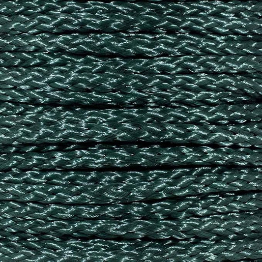 Hollow Braid Polypropylene Rope (1/2 Inch, 500 Feet, Hunter Green) - Barrier Rope - Trail Marking, Crowd Control, Golf Courses