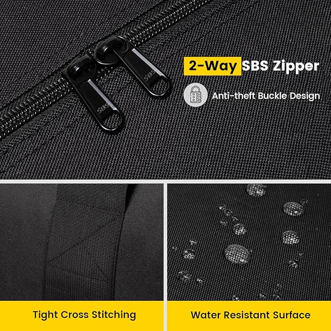 Vorspack Duffle Bag for Travel - 120L Extra Large Duffel Bag for Men Foldable Camping Bags for Weekender Gear Storage Overnight Tent Sports Moving - Black