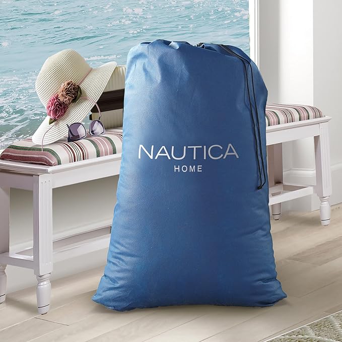 Nautica Home 20" Cloud Supreme Air Mattress with Zip-Off Pillowtop, Built-in Pump, Quick 2-Minute Inflation,Queen Size, Perfect for Guests, Travel, Camping, Durable Offset Coil Construction