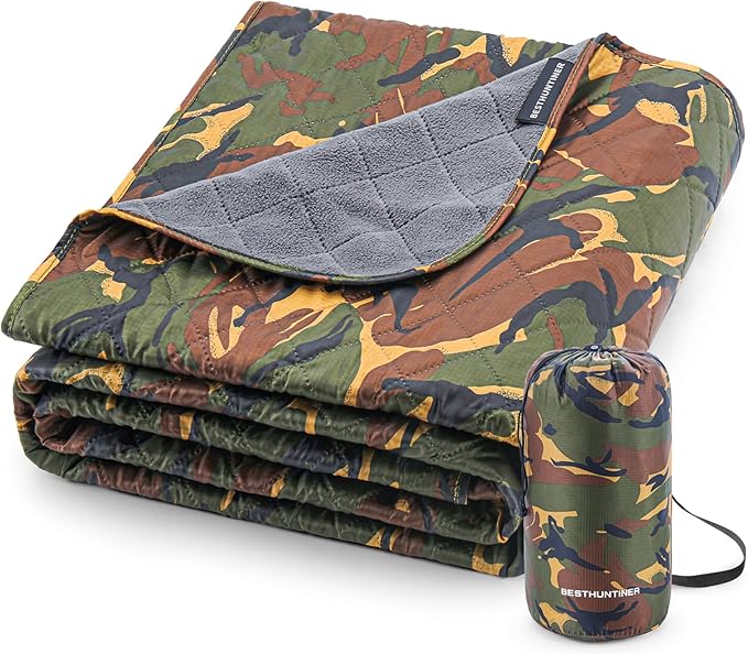 Warm Blanket with Fleece Lining,Large Stadium Blanket,Waterproof,Thermal,Sleeping Gear for Camping,Emergency,Space,Car Blanket,Airplane,Hiking,Picnic.