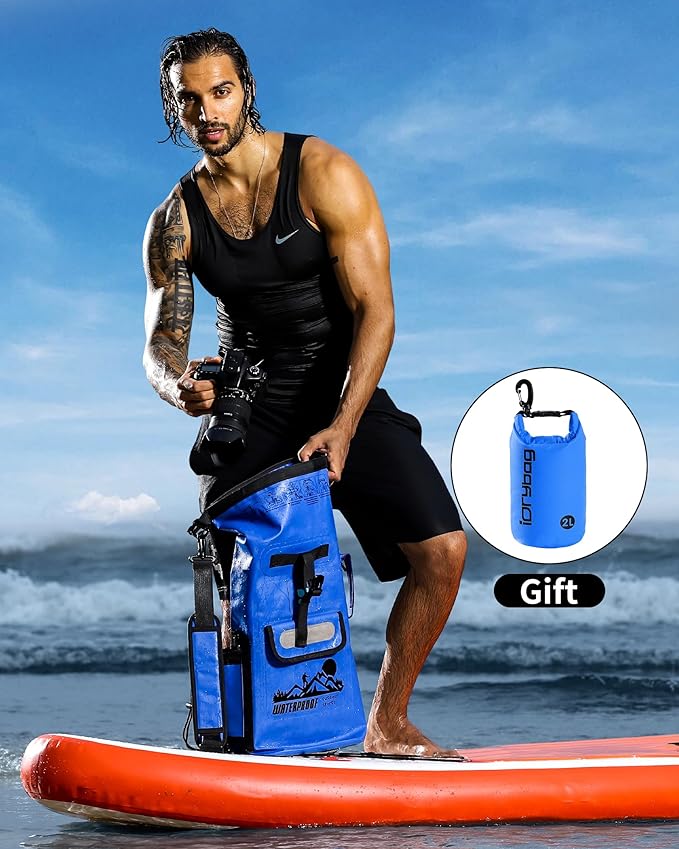 IDRYBAG Dry Bag Backpack Waterproof Floating 20L/30L/40L, Dry Bags Waterproof Backpack for Men, Dry Sack Waterproof Bag