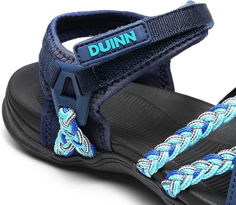 UBFEN Womens Hiking Comfort Sport Sandals Beach Vacation Camping Casual Sport Sandals with Adjustable Straps and Arch Support