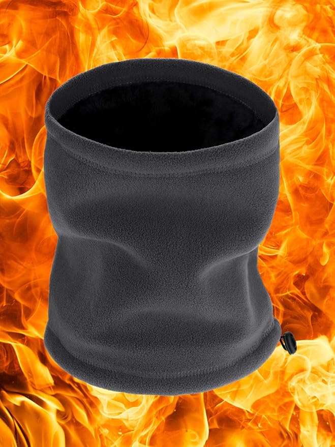 Tatuo Winter Neck Warmer Gaiter for Men Women Ski Fleece Winter Scarf Windproof Face Mask for Skiing Hiking Cycling