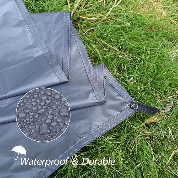 GEERTOP Portable Waterproof Tent Footprints Lightweight Camping Tent Ground Sheet Mat Sunshade Shelter for Outdoor Backpacking Hiking Picnic Travel