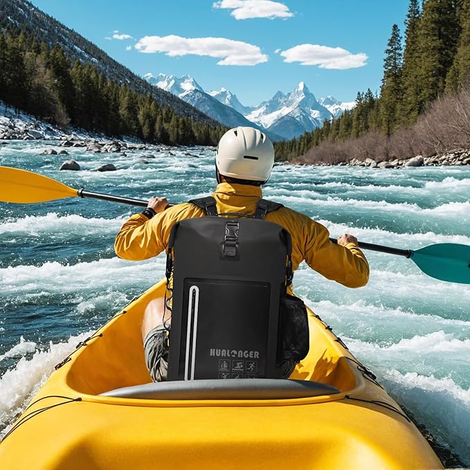 Dry Bag Backpack 20L/30L/40L- Roll Top Closure Bag - Heavy Duty Dry Bags Waterproof - Lightweight Durable Floating Dry Bag with IPX8 Waterproof Phone Case