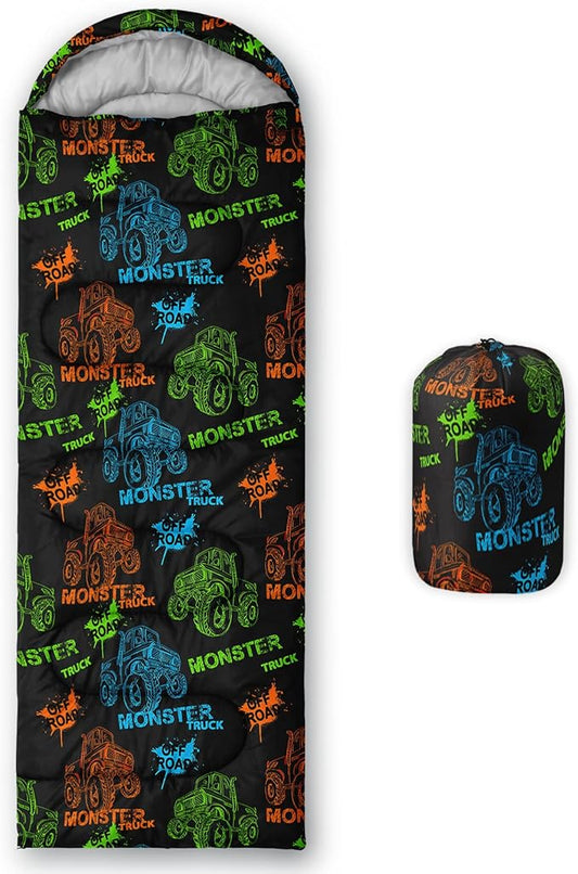 QOOMO Camping Sleeping Bags,3 Season Warm & Cool Weather,Lightweight,Waterproof Sleeping Bags for Adults & Kids,Traveling,and Outdoors,Camping Gear Equipment