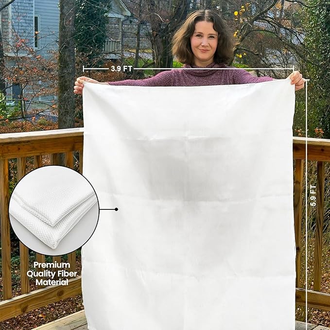 Hero Extra Large Emergency Fire Suppression Blanket - 1 Pack, XL Fiberglass Fire Blanket, 47' x 71'