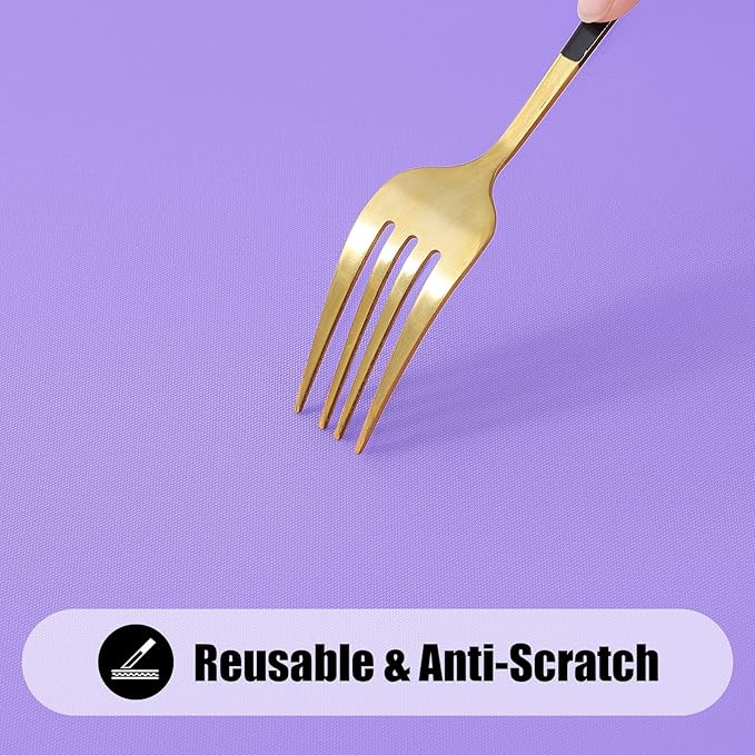 Smiry 2 Pack Rectangle Picnic Table Cloth, Waterproof Elastic Fitted Tablecloths, Washable Polyester Rectangular Patio Table Cover for Camping, Indoor and Outdoor (Lavender, 30"x72")