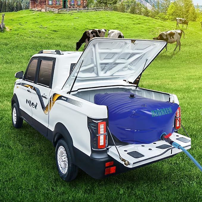 Water Bladder 240L/63G Water Tank Storage Container Foldable Portable Large Capacity Soft Bag Suitable for Outdoor Easy to Carry Out