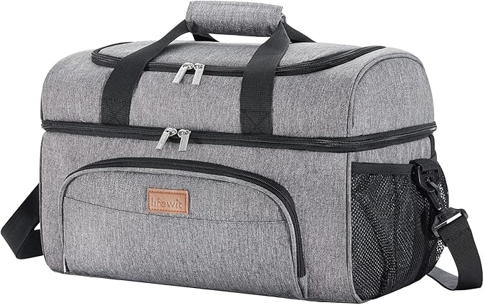 Lifewit Large Cooler Bag Insulated Lunch Bag Lightweight Portable Cool Bag Double Layer for Picnic, Beach, Work, Trip