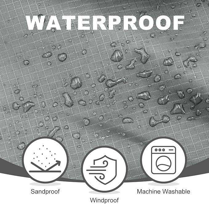 Fleece Waterproof Outdoor Blanket, Windproof Stadium Blanket for Camping, Picnics, and Sports Stay Dry and Comfortable 80"x58"