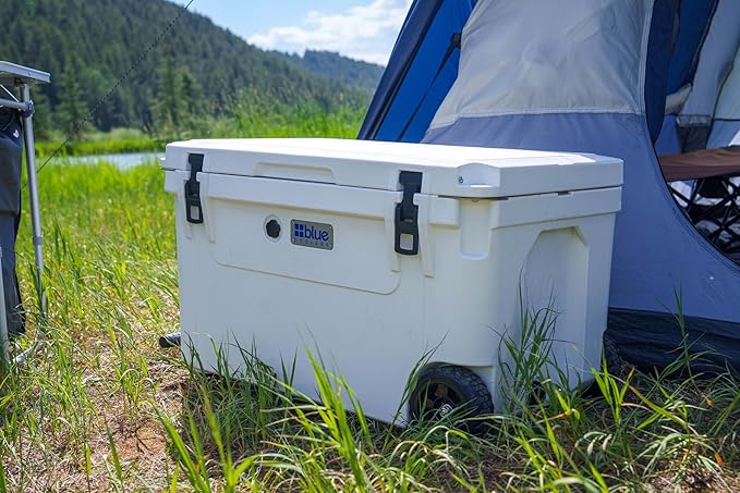 Blue Coolers Ark Series 100-110 Quarts, Roto-Molded Ice Cooler | Large Ice Chest Holds Ice up to 10 Days |