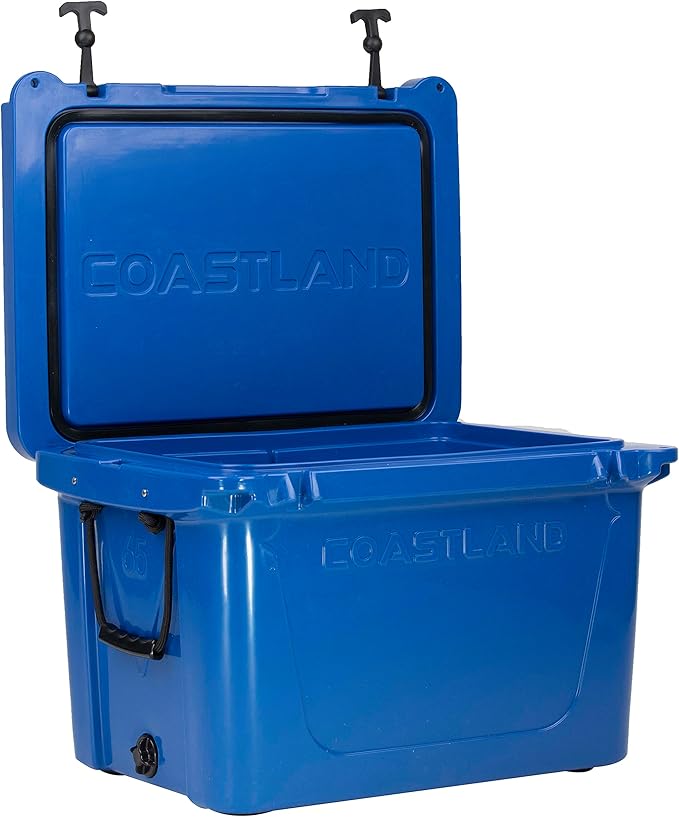 Coastland Delta Series Rotomolded Coolers, Premium Everyday Use Insulated Cooler, Ideal Portable Ice Chest Available in Multiple Capacities & Colors