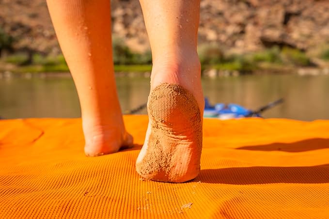 CGEAR Original Sand-Free Outdoor Rug Camping Mat - Water-Resistant & Anti-Fade Material - Military-Grade - Reversible Design - Area Rug for Beach, RV, & Picnics - Includes Travel Bag