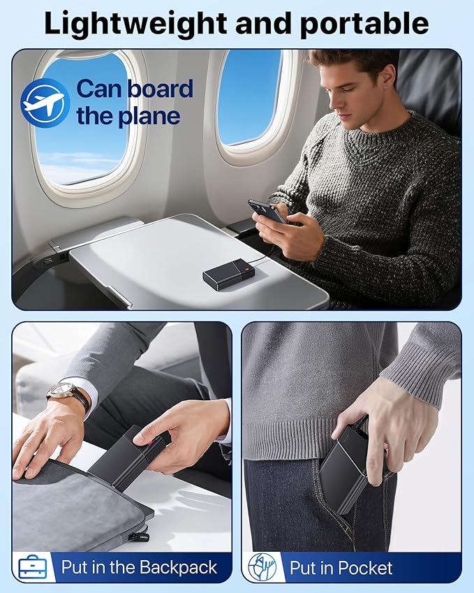 Kesguar Portable Charger 20000mAh, 22.5W PD 3.0+QC 4.0 Super Fast Charging Power Bank, Cooler Aerospace Metal Case for iPhone 16 15 14, 13 Android, iPad, Samsung Google Tablet & More