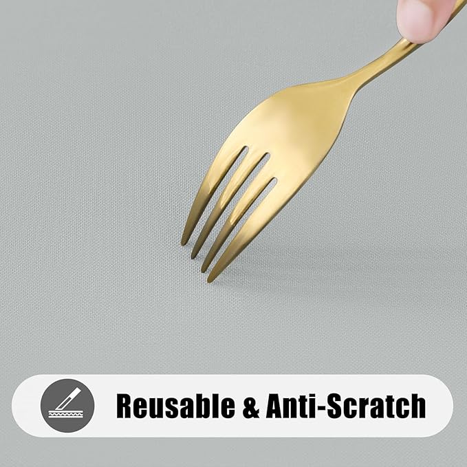 Smiry 2 Pack Rectangle Picnic Table Cloth, Waterproof Elastic Fitted Tablecloths, Washable Polyester Rectangular Patio Table Cover for Camping, Indoor and Outdoor (Light Grey, 30"x48")