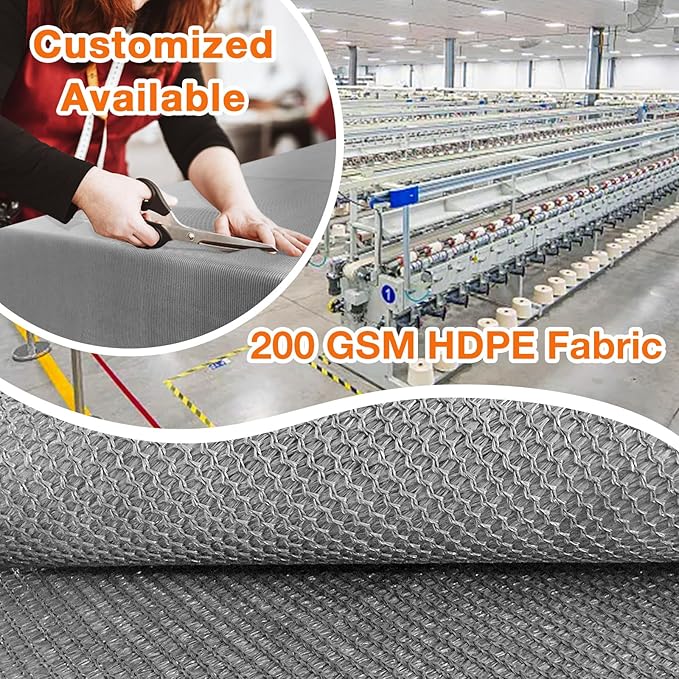 Artpuch Outdoor Pergola Shade Cover 14x22 FT Sun Shade Cloth with Grommets Light Grey 90% UV Protection Canopy Patio Privacy Screen (Customized Available)