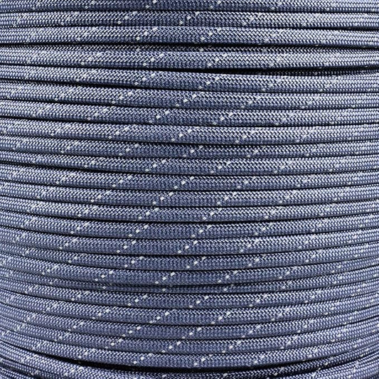 Paracord Planet Reflective 550lb Paracord – 7 Strand Type III Nylon Parachute Cord for Outdoor Visibility, Hiking, and Crafting – 30+ Colors and 4 Length Options