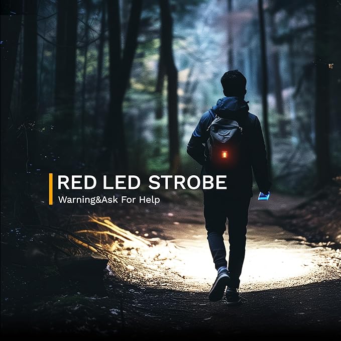 Running Light, 4Pack Reflective Running Gear for Runners, USB Rechargeable LED Light, Clip on Running Lights with Runners and Joggers for Camping, Hiking, Running, Outdoor Adventure