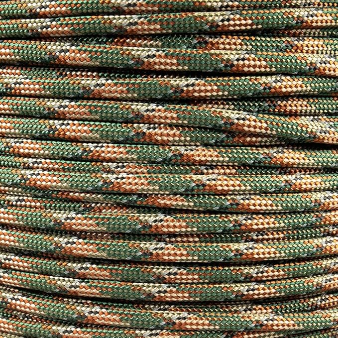 Paracord Planet Reflective 550lb Paracord – 7 Strand Type III Nylon Parachute Cord for Outdoor Visibility, Hiking, and Crafting – 30+ Colors and 4 Length Options