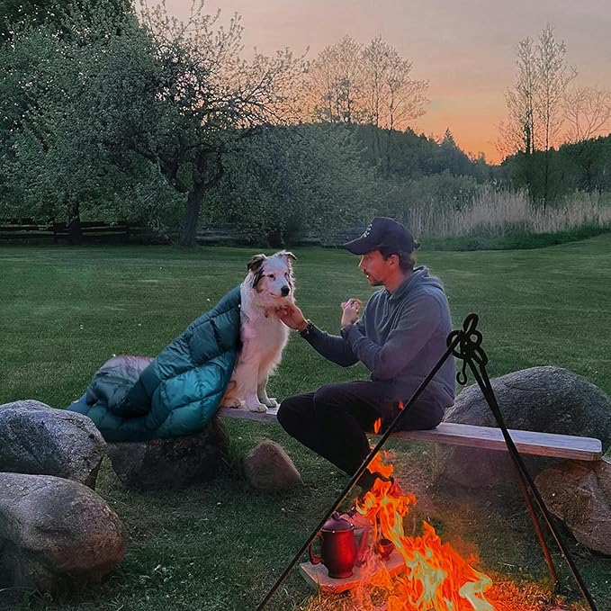 zzlamb Puffy Down Camping Blanket Water-Repellent, Down Throw Travel Blanket Portable for Outdoor, Light Warm Quilt for Couch Plane Car Theater Stadium Picnic RV Backpacking Hammock