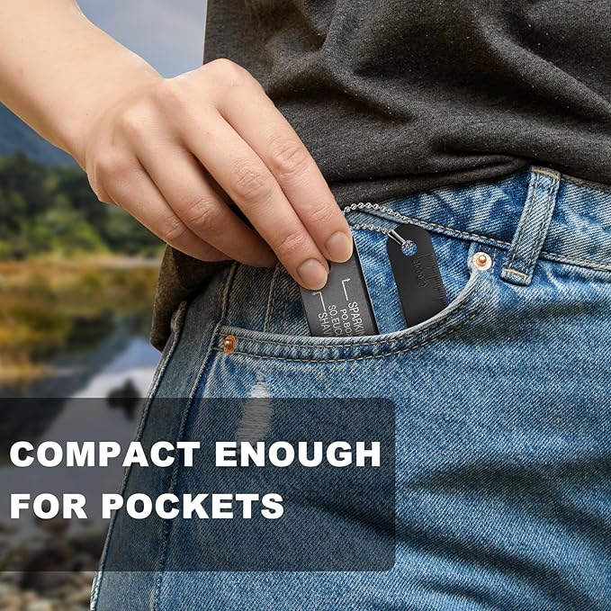 Magnesium Fire Starter, Waterproof Flint Matches Ferro Fire Steel for Camping Hiking Hunting, Outdoor Survival fire Striker Kit