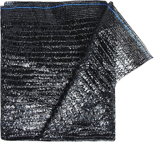 50% Shade Cloth, 8x20FT Black Sun Shade Cover for Plants, Garden, Greenhouse, Patio, Chicken Coop