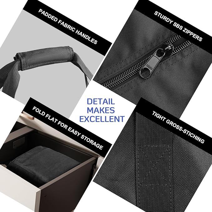 INFANZIA 35 inch Duffel Travel Sports Equipment Bag, 2PCS Long Luggage Bag with Upgrade Zipper Water Resistant, Extra Large Foldable Storage Bag for Camping, Tent, Tripod, Fishing