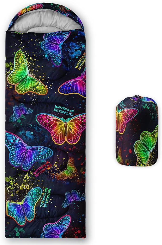 CVHOUSE Camping Sleeping Bags,3 Season Warm & Cool Weather,Lightweight,Waterproof Sleeping Bags for Adults & Kids,Traveling,and Outdoors,Camping Gear Equipment