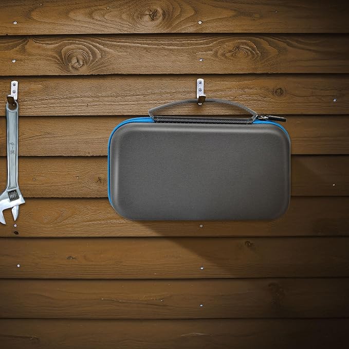 Battery Organizer Storage Holder Case Box for 69+ Batteries AA AAA C Cell 9V 3V Lithium - No Tester Included (Blue)