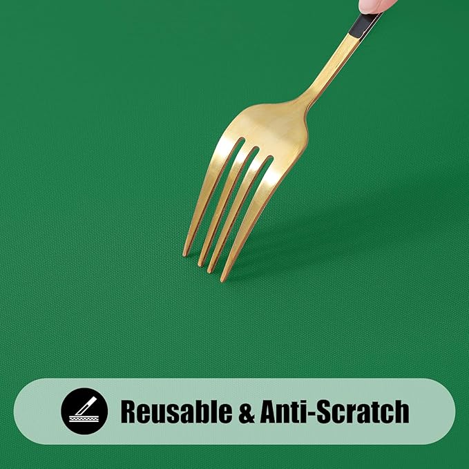 Smiry 2 Pack Rectangle Picnic Table Cloth, Waterproof Elastic Fitted Tablecloths, Washable Polyester Rectangular Patio Table Cover for Camping, Indoor and Outdoor (Hunter Green, 30"x72")