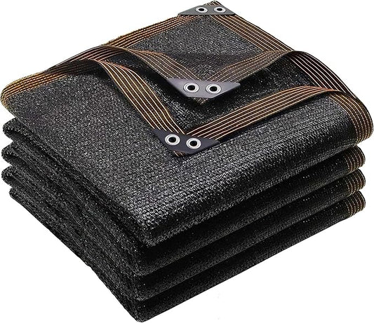 winemana Black Shade Cloth 70%, 5x20 FT Mesh Tarp - Garden Shade for Greenhouse, Patio, Vegetables, Plants Cover and Chicken Coops, Sun Shade Net for Outdoor Protection with Reinforced Grommets