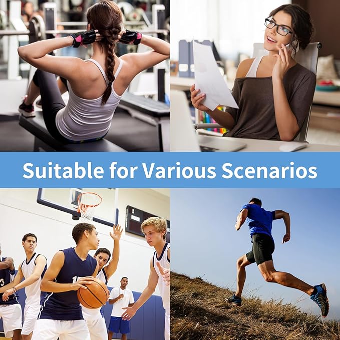 Soft Gel Ice Pack for Injuries Reusable, Flexible Hot Cold Pack for Neck Head Shoulder Knee Ankle Wrist Elbow, Medical Cold Pack for First Aid, Migraines (12'' X 4.7''- 1 Ice Pack & Wrap)